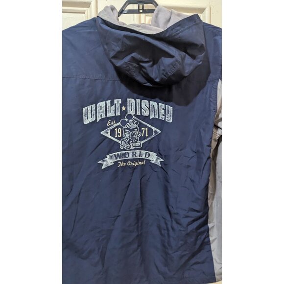 Walt Disney World 1971 Blue Zip-Up Jacket XX-Large - Mickey Mouse Logo - Picture 4 of 7